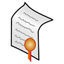 Certificate icon