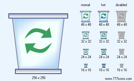 Empty Trash Can Icon Images