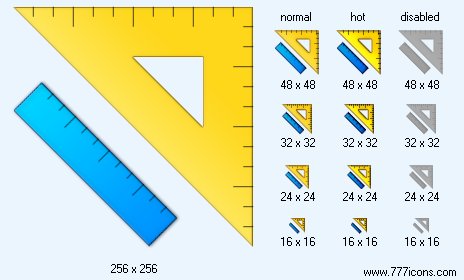 Rulers V3 Icon Images