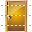 Closed door icon