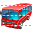 Red bus icon