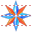 Wind rose icon