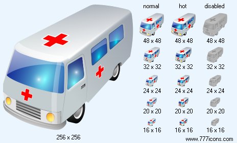 Ambulance Car Icon Images