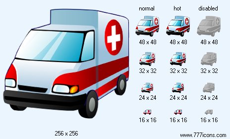 Ambulance Car Icon Images