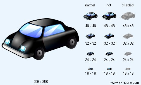 Black Car Icon Images