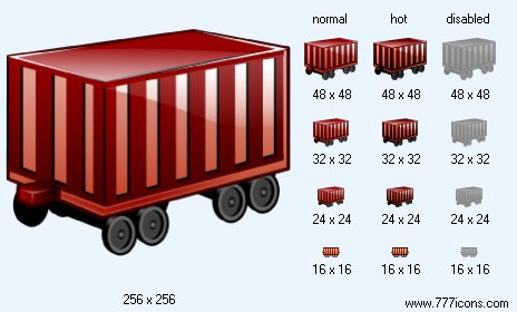 Freight Car Icon Images