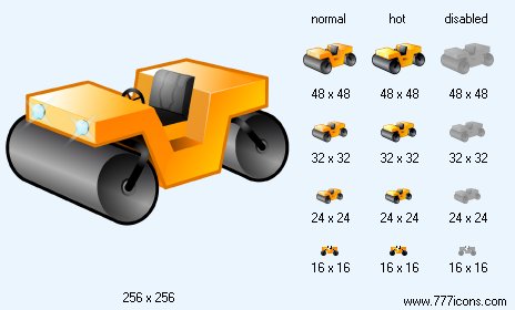 Road Roller Icon Images