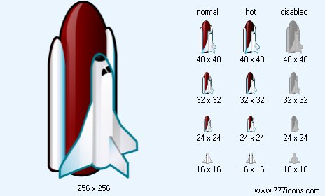 Space Shuttle Icon Images