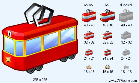 Tram Icon Images