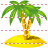 Coconut tree icon