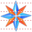 Wind rose icon