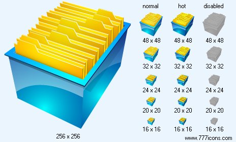 Card File Icon Images