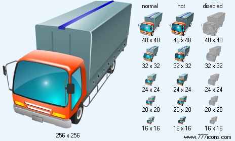 Panel Truck Icon Images