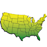 USA Map icon