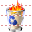 Burn dustbin icon