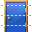 Closed door icon