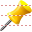 Yellow pin icon