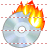 Burn CD icon