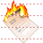 Burn document icon