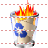 Burn dustbin icon