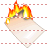 Burn sheet icon