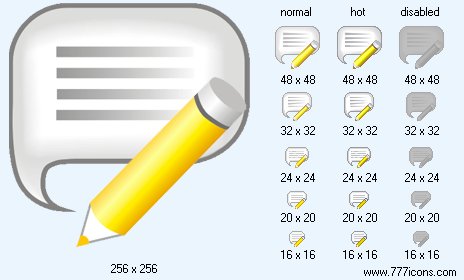 Edit Comment V3 Icon Images