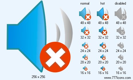 No Sound V1 Icon Images