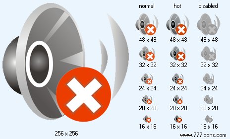 No Sound V5 Icon Images