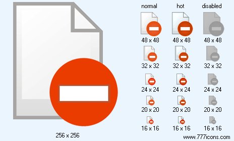 Restricted Page V2 Icon Images