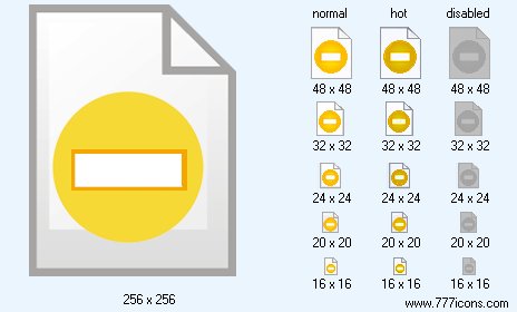 Restricted Page V5 Icon Images