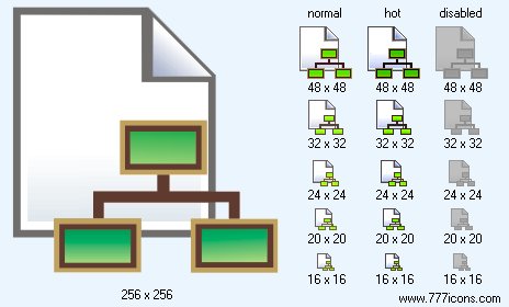 Site Map V2 Icon. Web Icon Library