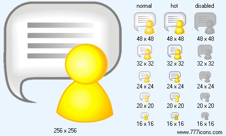 User Comment V3 Icon Images
