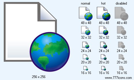 Web Page V3 Icon Images