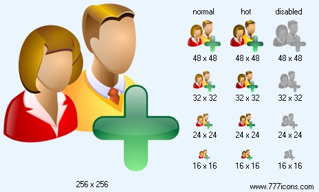 Add Users Icon Images