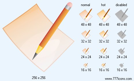 Edit Document Icon Images