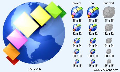 Internet Application Icon Images