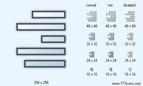 Align Right Icon Images